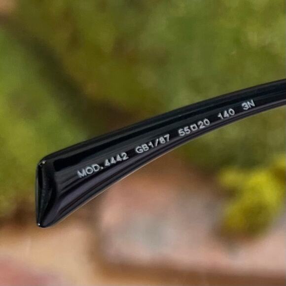 VERSACE MOD. 4442 GB1/87 Medusa Black Acetate Round Sunglasses main image 2
